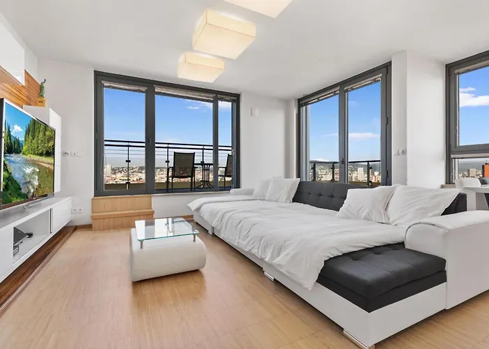 Sky Apartman In Bratislava - With 2 Parking Places